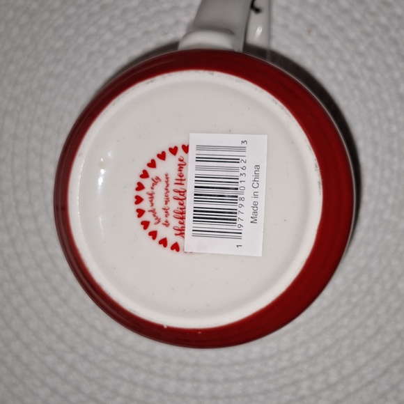 🦋 Sheffield Home Mug - Metallic Gold & Red Butterflies & Roses 🌹 - Picture 4 of 9